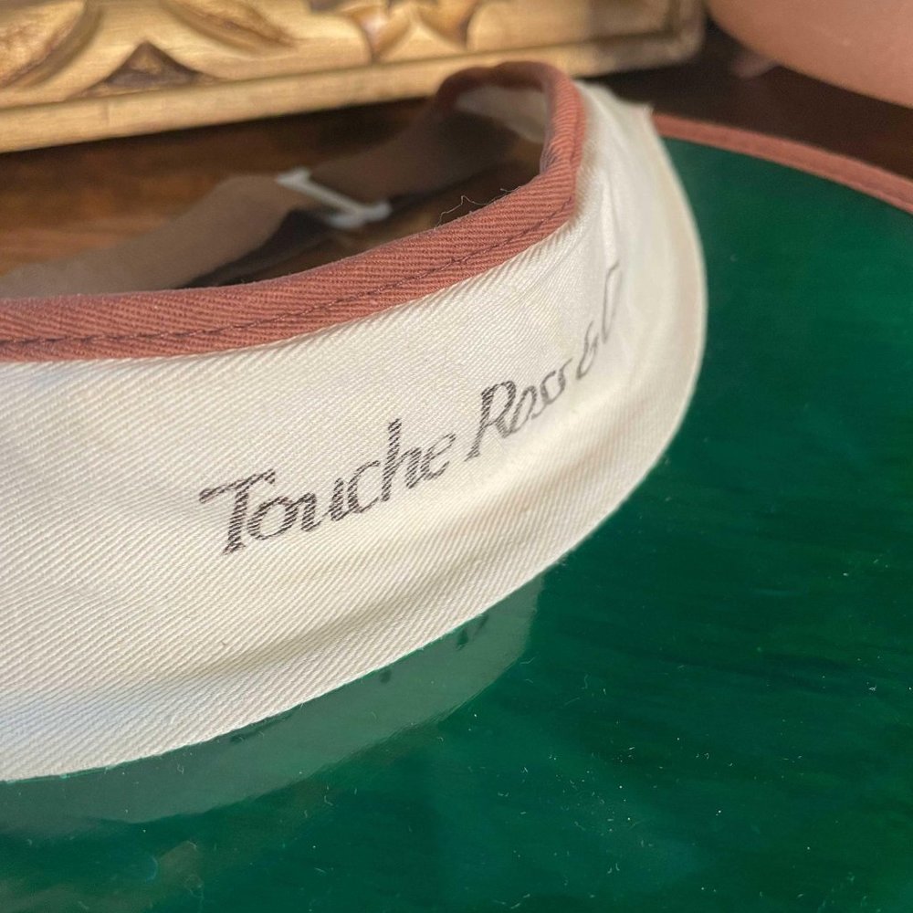 ⚡️SOLD⚡️ vintage touche ross & co poker visor - Picture 3 of 7